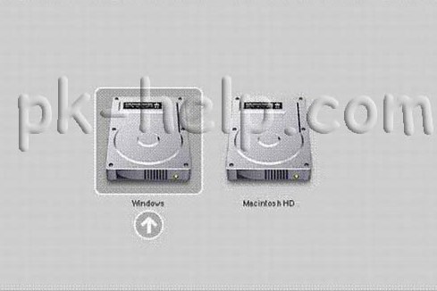 Скрин Выбор загрузки MAC OS