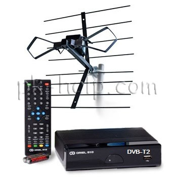 Фотграфия Подключение DVB-T2 с помощью приставки