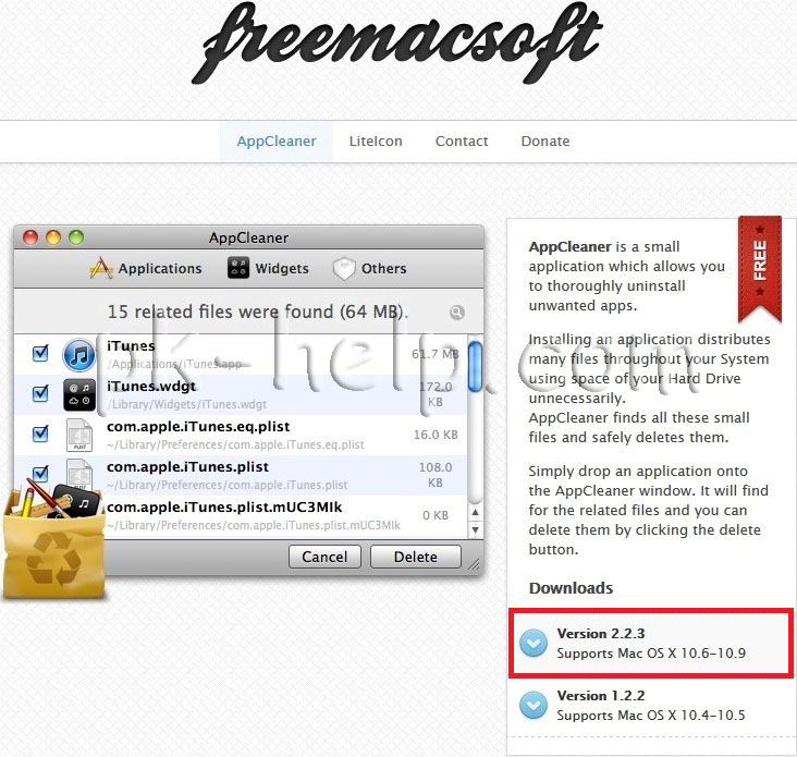 Фото Скачать AppCleaner
